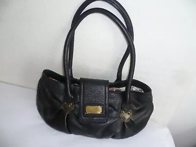 Ladies Genuine Black Leather Handbag By Butterfly Matthew Williamson • £12.99