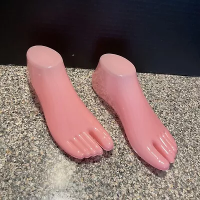 1 Pair Hard Plastic Adult Feet Mannequin Flesh Tone Foot Model For Shoes Display • $5