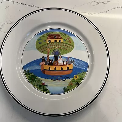 VILLEROY & BOCH Design Naif   Noah's Ark Design 8  Salad Plate VG Condition • $12.99