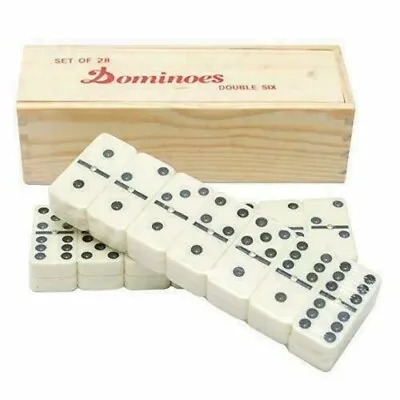 £10.49 • Buy Kids Dominoes Set Toy Traditional Classic Children 28 Dominoes