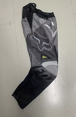 Fox 180 Motocross Pants 32” Grey Black Green • $31.08