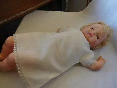 4-2024-1940's Rubber Baby Girl Doll-17 -goldberger Doll Co.-lqqk • $25