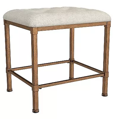 Katherine Backless 18  Vanity Stool - Golden Bronze - Hillsdale Furniture • $59.99