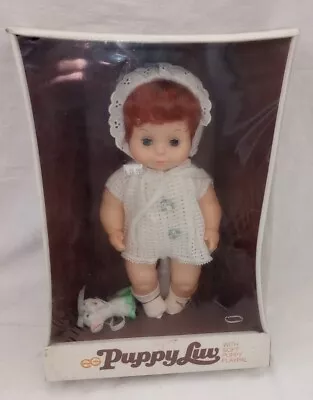 Vintage EG Goldberger Doll BABY Puppy Luv NEW Sealed Drinks Wets Toy Dog Rare • $59.99