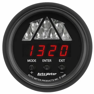 AutoMeter Tachometer Digital W/LED Shift Light | Z-Series 2-1/16in | 16000 RPM • $286.38