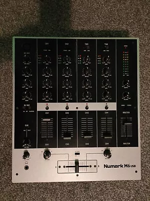 £150 • Buy Numark M6 USB Solid Metal 4-Channel DJ Mixer - Black And Silver