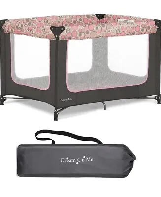 Portable Playpen Pack-n-play Baby Playard With Carry Bag & Shoulder Strap Pink • $79.99