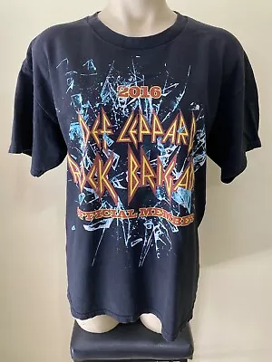 2016 Def Leppard Official Rock Brigade Tee - S-M • $22.50