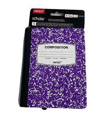 Verso Kindle Case Scholar Purple Composition Book Folio Style Case ISSUE/READ • $17.42