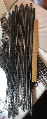 Huge Lot Of 100 N Scale Straight Train Track Pieces Many 30” Railroad Used As Is • $83