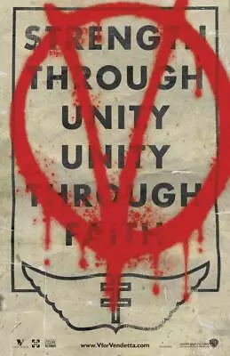 $10.95 • Buy V FOR VENDETTA Movie POSTER 11 X 17 Natalie Portman Hugo Weaving Sinéad Cusack M