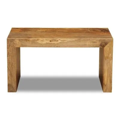 Light Dakota Solid Mango Wood Small Open Coffee Table (90LCS) • £85