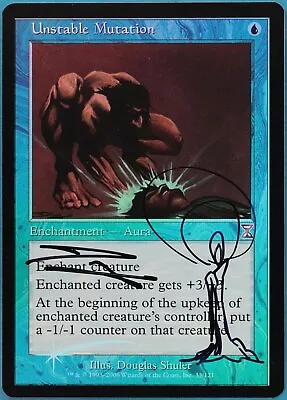 Unstable Mutation FOIL Time Spiral Timeshifted NM SIGNED ARTIST ALTERED (409560) • $19.25