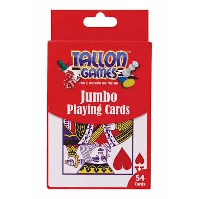 Jumbo Playing Cards Deck Extra Large Cards Playing Cards Pack Of 52 New • £3.25