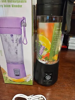 Portable Blender Juicer Cup USB Rechargeable Smoothies Mixer Fruit Machine • $15.95