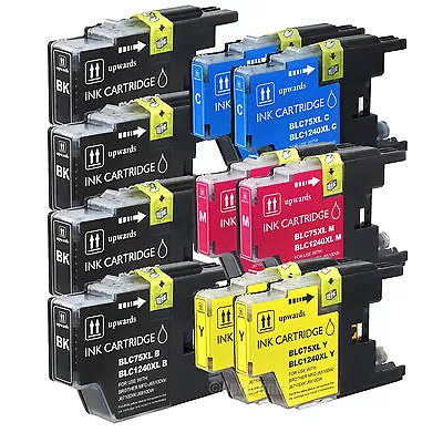 10 Pack LC75 LC-75 Ink Fits BrotherMFC-J430WMFC-J5910DWMFC-J625DWMFC-J6510DW • $12.88