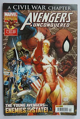 £4.95 • Buy Avengers Unconquered #2 - Marvel UK Panini 4 March 2009 F/VF 7.0