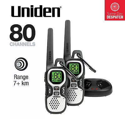Uniden Uh510-2 Twin Pack Tough 1 Watt Handheld Uhf Cb Radio Walkie Talkie • $59.95