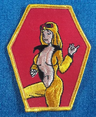 NOS Original Vintage 70s Girl Patch Funny Retro Hippie Sexy Lady Foxy Woman • $8.99