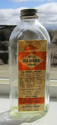 Vtg Black Diamond Liniment Whitmer Co Bowling Green Kentucky 12oz Bottle W/Label • $24.99