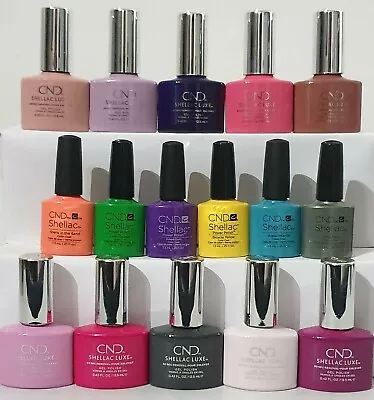 £9.75 • Buy CND Shellac - Color Coat 7.3ml | Luxe Gel Nail Polish 12.5ml - *Various Shades*