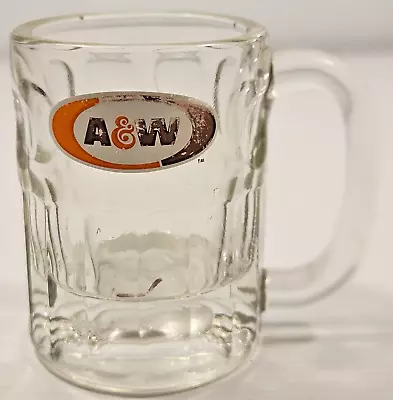 Vintage A&W Root Beer Glass Mug 4 1/2 Tall • £4.83