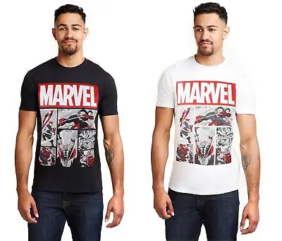£13.99 • Buy Marvel Mens T-shirt Heroes Comics S-2XL Official