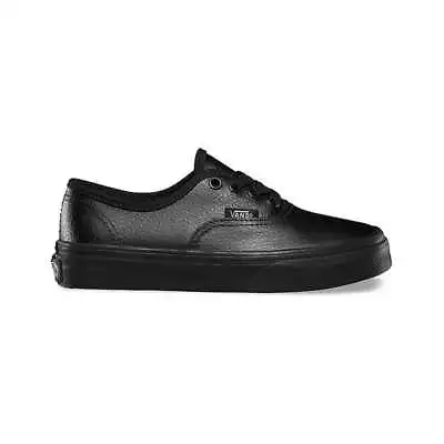 Vans Kids Authentic Leather Black Black • $79.95