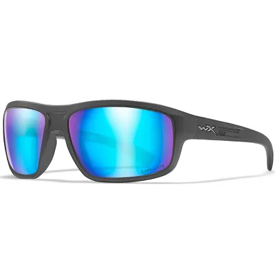 Wiley X WX Contend Tactical Ballistic Sunglasses Captivate Blue Mirror Lens Matt • £193