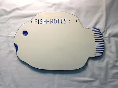 Vietri Made In Italy Fish Notes Wall Plaque Or Trivet 15  X 10  Unused W2s3 • $19.99