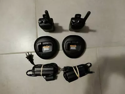 Lot Of 2 Motorola Mag One BPR40 Two Way Radio  AAH84RCS8AA1AN / Charger / Power • $129.99