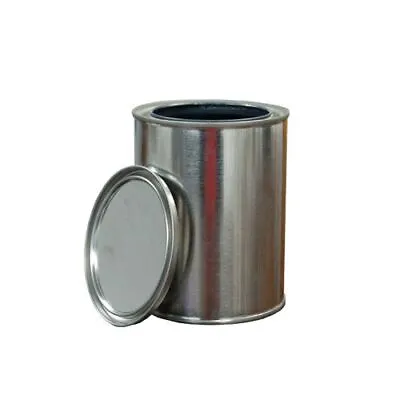 Empty Quart Paint Cans With Lids 2 Pack Unlined Empty Metal Paint Cans NEW • $18
