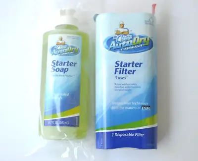 Mr Clean Auto Dry Car Wash Starter Filter And 6.7 Oz Soap Discontinued Carwash • $33