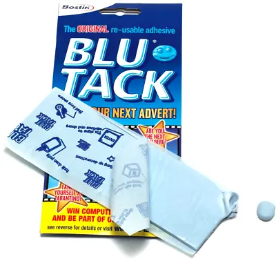 Blu Tack Blue Tack Blue Tac Reusable Adhesive Putty Repositionable Glue Sticky • $5.86