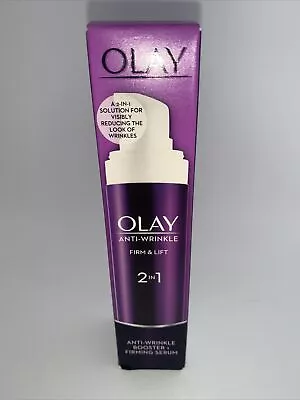£8 • Buy Olay Anti-Wrinkle Firm And Lift 2 In 1 Anti Wrinkle Booster & Firming Serum 50ml