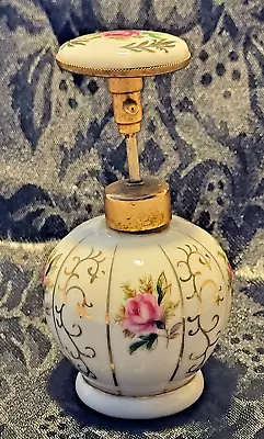 Vintage An Irice Porcelain Perfume Atomizer-roses-floral-hand Painted • $18