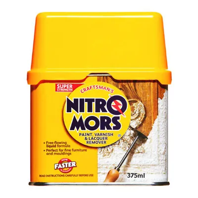 Nitromors Craftmans Paint Varnish & Lacquer Remover Paint Stripper Liquid 375ml • £12.14