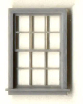 Grandt Line 3753 O Scale Window Double Hung -- 36x56  12 Pane • $8.99