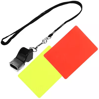 10pcs Referee Card Set With Whistle & Warning Cards For Soccer • $9.75