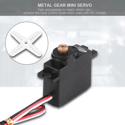 £9.19 • Buy Digital Mini Micro Metal Gear Core 17g Analog Servo 4.8-6V For RC Fixed Spk