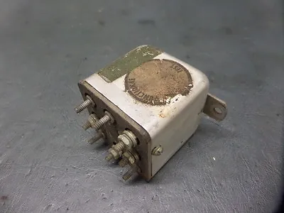 Vintage Aircraft Aviation Electronics Relay Solenoid Box Military? • $39.95