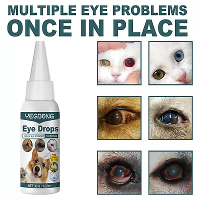 Pet Dog Eye Drops For Conjunctivitis Caused By Allergies Or Foreign Bodies AUD • $16.65