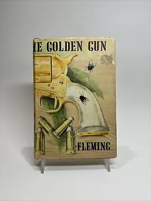 Ian Fleming The Man With The Golden Gun 1965 HCDJ UK First Edition 1st Print VG+ • $395