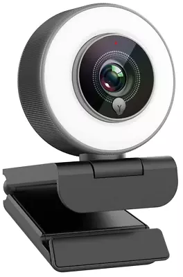 Aoboco Streaming Webcam Webcam For Stream HD 1080p Autofocus Dimming Light • $18