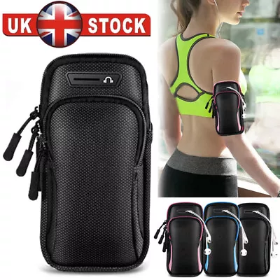 £4.59 • Buy Armband Phone Holder Case Sports Gym Running Jogging Arm Band Cellphone Bag NEW