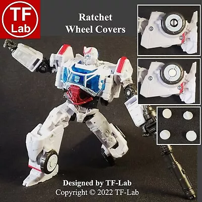 Wheel Covers Upgrade Kit Set: Transformers Studio Series SS 82 Ratchet Bumblebee • $3.95