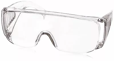 Birdz Eyewear Lab Safety Glasses Fits Over Prescription Glasses Clear Lens • $5.99