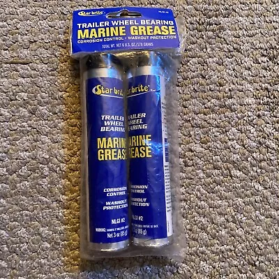 Star Brite Marine Trailer Wheel Bearing Grease 3 Oz. Cartridge 2/Pack New Sealed • $19.99