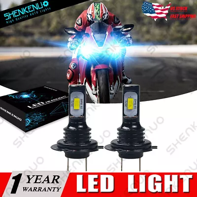 For Honda CBR1000RR 2004-16 CBR600RR 2003-17 8000K H7 Motorcycle LED Headlight • $15.83