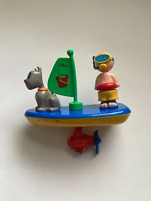 Caillou Figures PBS Kids Toys Surf N Fun Boat Surfboard With Working Motor Bath • $20